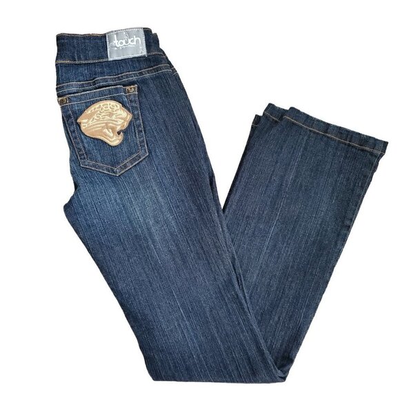 NFL JAGUARS BOOT CUT JEANS SIZE 27 - Picture 1 of 10